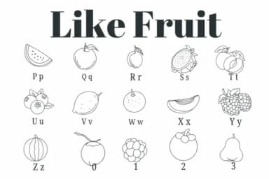 Like Fruit by Suphitchaya — Dingbats Font — thumbnail 3
