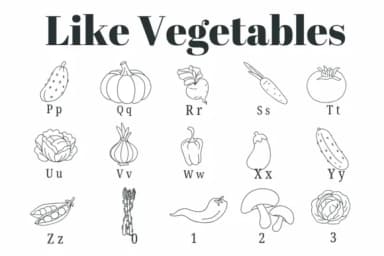 Like Vegetables by Suphitchaya — Dingbats Font — thumbnail 3