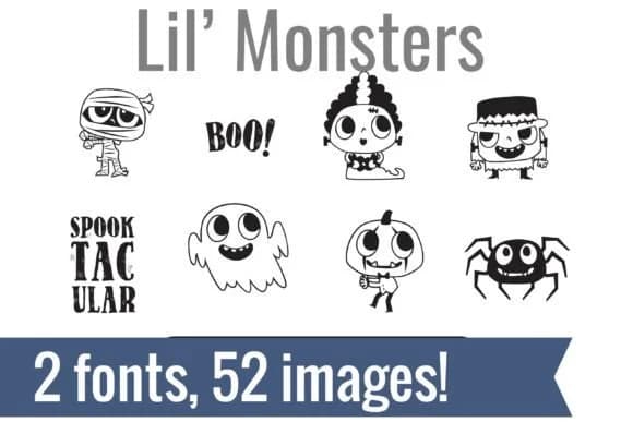 Lil' Monsters Dingbats by Illustration Ink — Dingbats Font