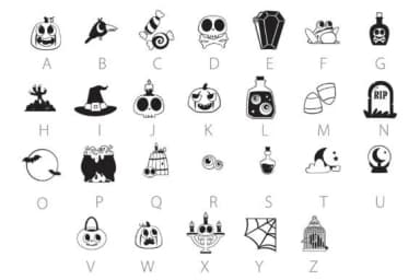 Lil' Monsters Dingbats by Illustration Ink — Dingbats Font — thumbnail 4