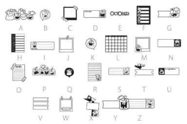 Lil' Pumpkin Eater Dingbats by Illustration Ink — Dingbats Font — thumbnail 4