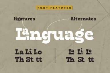 Lindelof by Drizy Studio — Slab Serif Font — thumbnail 5