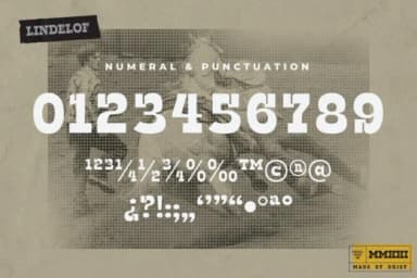 Lindelof by Drizy Studio — Slab Serif Font — thumbnail 8