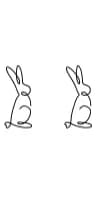 Line Art Bunny by Sontaya — Dingbats Font — thumbnail 7