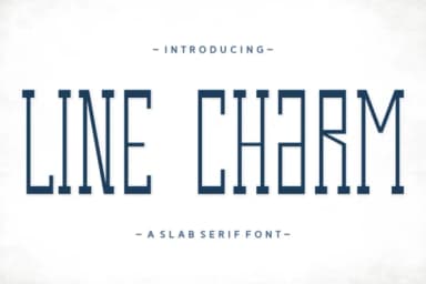 Line Charm by Hendrik (7NTypes) — Slab Serif Font — thumbnail 1