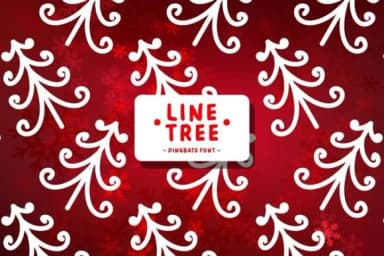 Line Tree by Pian45 — Dingbats Font — thumbnail 1