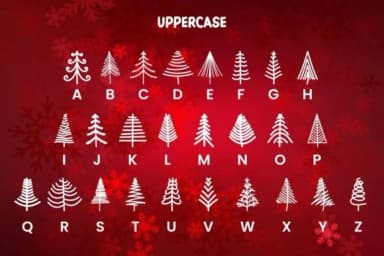 Line Tree by Pian45 — Dingbats Font — thumbnail 2