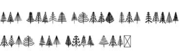 Line Tree by Pian45 — Dingbats Font — thumbnail 6