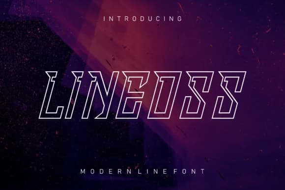 Lineoss by prayoga_std — Slab Serif Font