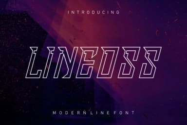 Lineoss by prayoga_std — Slab Serif Font — thumbnail 1