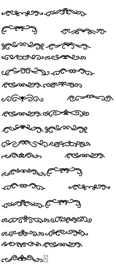 Lines Divider by Eystore — Dingbats Font — thumbnail 4