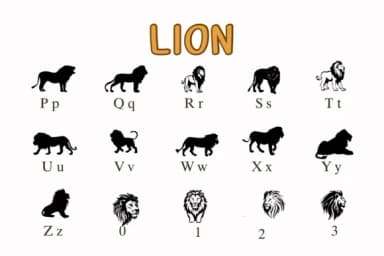 Lion by Nongyao — Dingbats Font — thumbnail 3