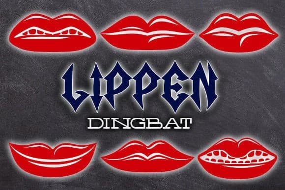 Lippen by vladimirnikolic — Dingbats Font