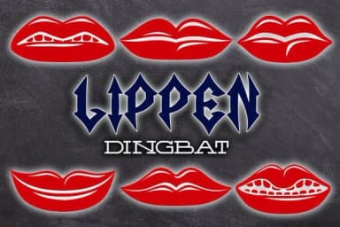 Lippen by vladimirnikolic — Dingbats Font — thumbnail 1