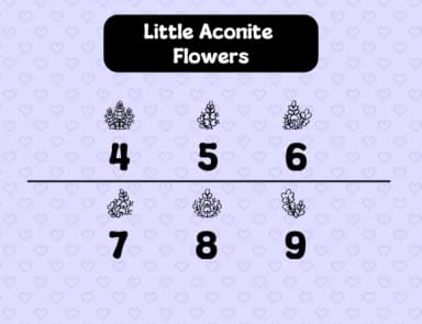 Little Aconite Flowers by Distiny4919 — Dingbats Font — thumbnail 4