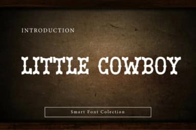 Little Cowboy by Wow Magic — Slab Serif Font — thumbnail 1