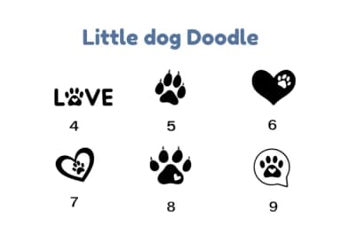 Little Dog Doodle by Nun Sukhwan — Dingbats Font — thumbnail 4