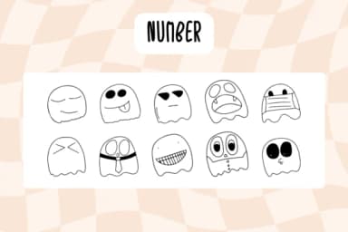 Little Ghosts by Khim08Studio — Dingbats Font — thumbnail 6