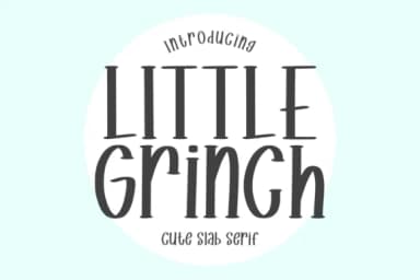 Little Grinch by Letterayu — Slab Serif Font — thumbnail 1