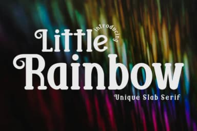 Little Rainbow by Eystore — Slab Serif Font — thumbnail 1