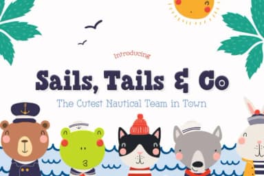 Little Sailor Duo by Salt and Pepper Fonts — Slab Serif Font — thumbnail 4