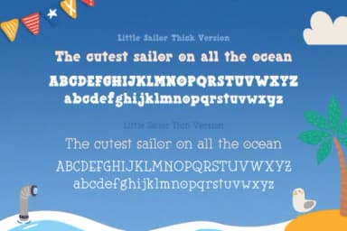 Little Sailor Duo by Salt and Pepper Fonts — Slab Serif Font — thumbnail 6