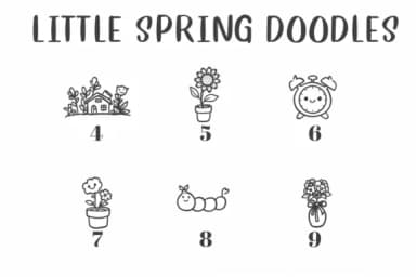 Little Spring Doodles by CHANOK — Dingbats Font — thumbnail 6