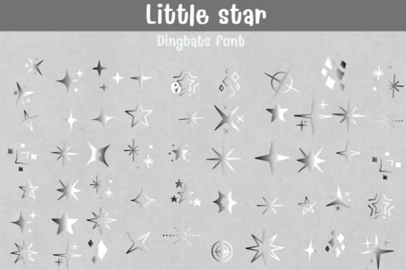 Little Star by Sontaya — Dingbats Font