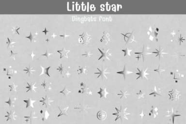 Little Star by Sontaya — Dingbats Font — thumbnail 1