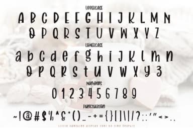 Little Sunshine by TINY GRAPHIX — Slab Serif Font — thumbnail 3