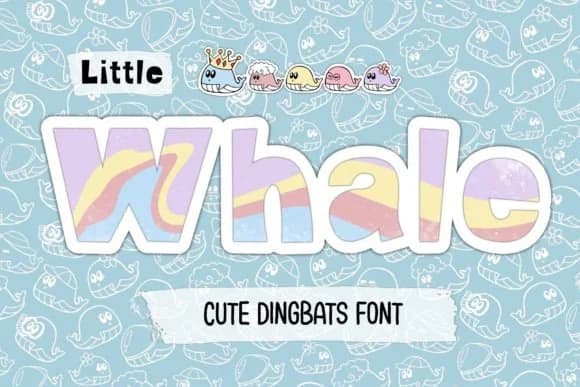 Little Whale by DREAMs Soul G. — Dingbats Font