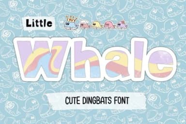 Little Whale by DREAMs Soul G. — Dingbats Font — thumbnail 1