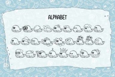 Little Whale by DREAMs Soul G. — Dingbats Font — thumbnail 2