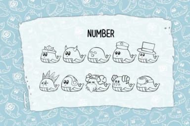 Little Whale by DREAMs Soul G. — Dingbats Font — thumbnail 3