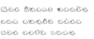 Little Whale by DREAMs Soul G. — Dingbats Font — thumbnail 5