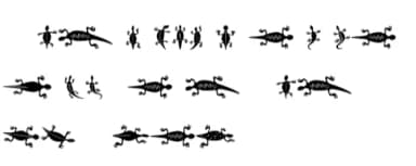 Lizards by vladimirnikolic — Dingbats Font — thumbnail 5