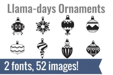 Llama-days Dingbats by Illustration Ink — Dingbats Font — thumbnail 2