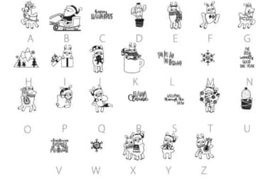 Llama-days Dingbats by Illustration Ink — Dingbats Font — thumbnail 4