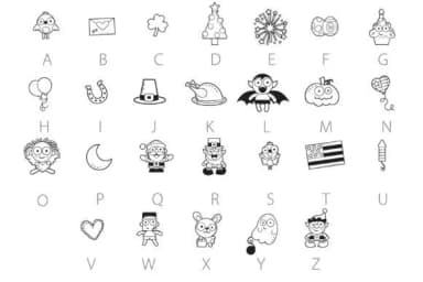 Loli-dolly Holidays by Illustration Ink — Dingbats Font — thumbnail 3