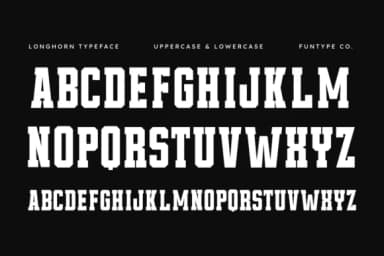 Longhorn by Funtype Co. — Slab Serif Font — thumbnail 2