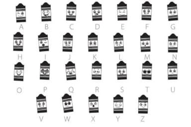 Looking Bright by Illustration Ink — Dingbats Font — thumbnail 3