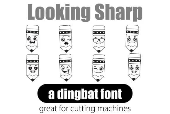 Looking Sharp by Illustration Ink — Dingbats Font