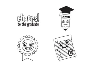 Looking Sharp Graduate by Illustration Ink — Dingbats Font — thumbnail 2