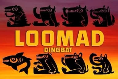 Loomad by vladimirnikolic — Dingbats Font — thumbnail 1