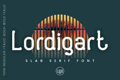 Lordigart by LittleWind Studio — Slab Serif Font — thumbnail 1