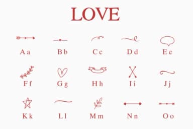 Love by Nongyao — Dingbats Font — thumbnail 2
