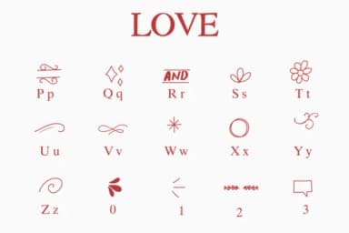 Love by Nongyao — Dingbats Font — thumbnail 3