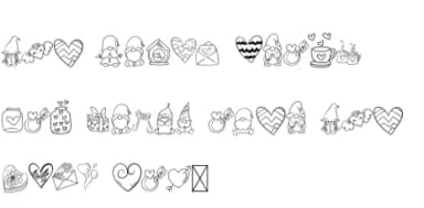 Love by Sirinart — Dingbats Font — thumbnail 8