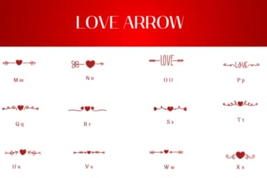 Love Arrow by Heartcraft Atelier — Dingbats Font — thumbnail 3