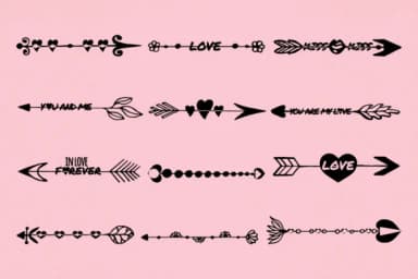 Love Arrows by Minimalistartstudio — Dingbats Font — thumbnail 2